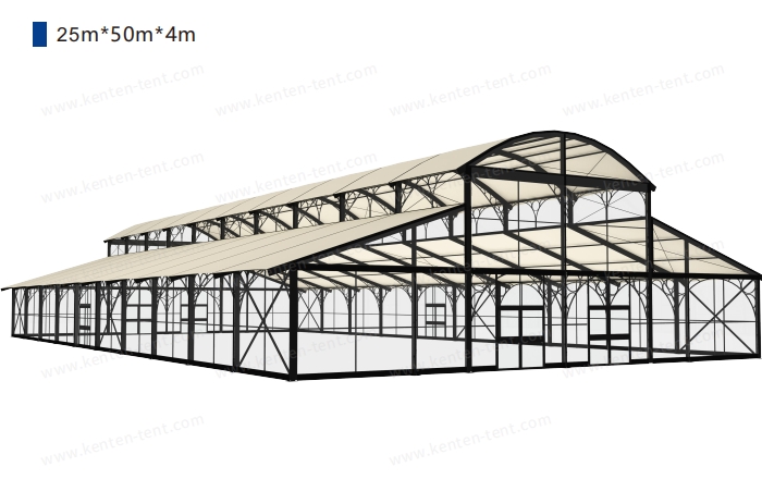 25m x 50m x 4m Atrium Tent